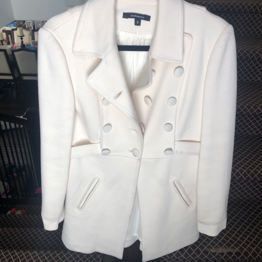 Topper jacket in eggshell - Picture 2 of 4